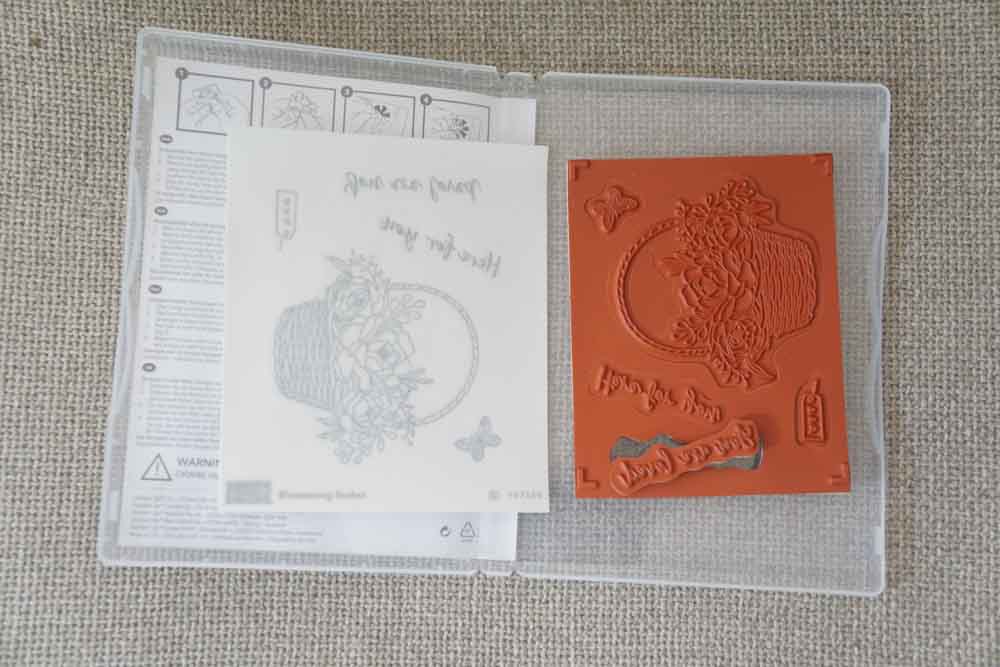 Blossoming Basket | Clear Mount Saleabration Stamp Set | SAB