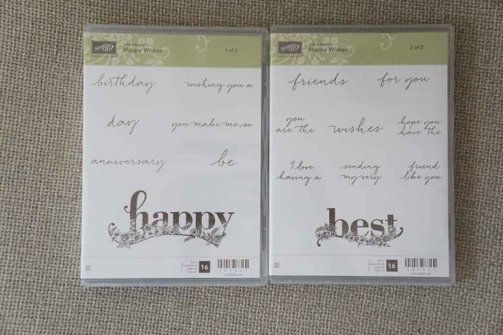 Happy Wishes | Clear Mount Saleabration Stamp Set | SAB (Set of 2)