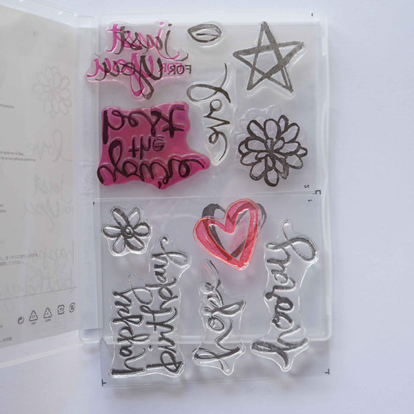 Watercolour Words | Retired Photopolymer Stamp Set