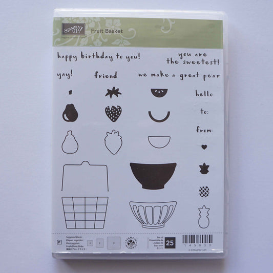 Fruit Basket | Retired Photopolymer Stamp Set | Stampin' Up!
