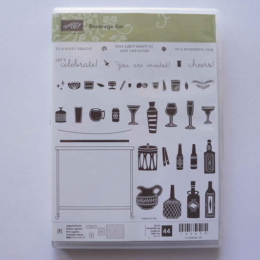 Beverage Bar | Retired Photopolymer Stamp Set