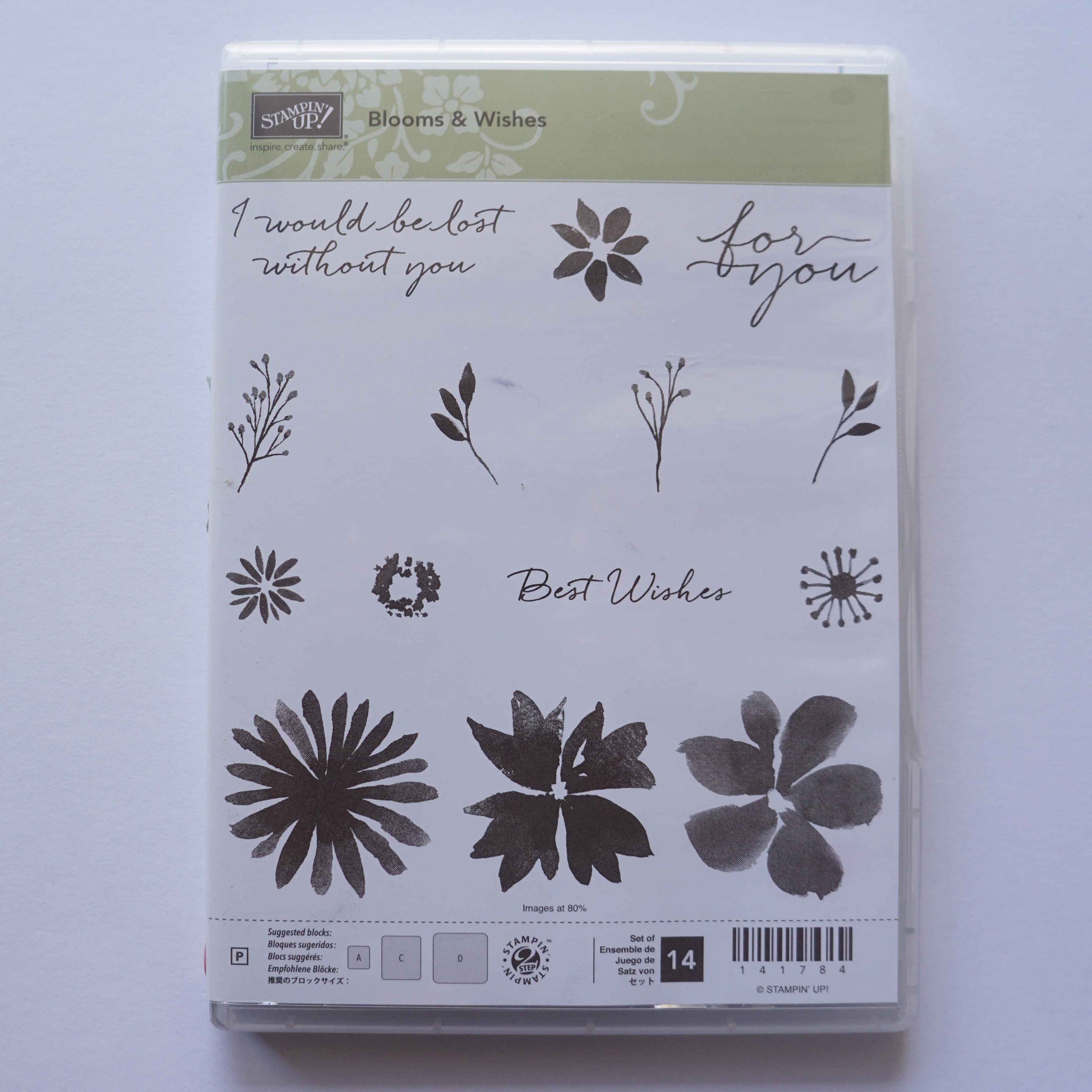 Blooms and Wishes | Retired Photopolymer Stamp Set