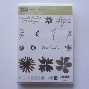 Blooms and Wishes | Retired Photopolymer Stamp Set