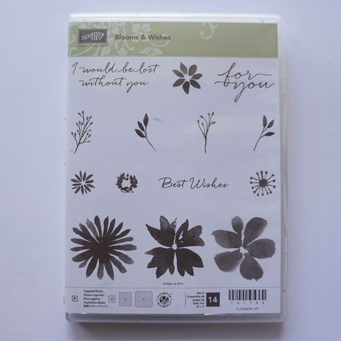 Blooms and Wishes | Retired Photopolymer Stamp Set