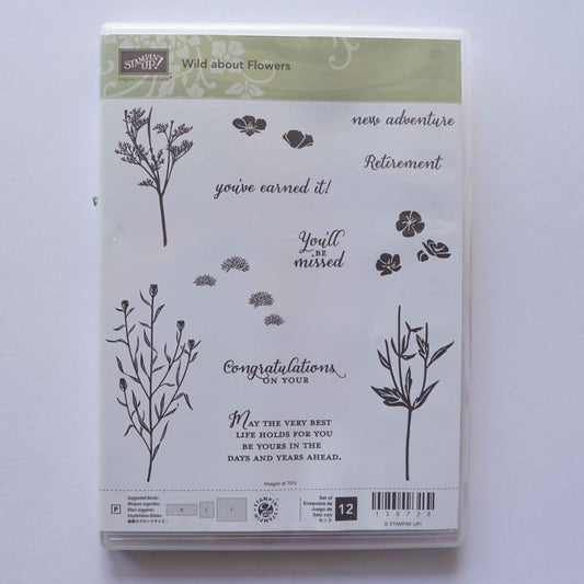 Wild About Flowers | Retired Photopolymer Stamp Set