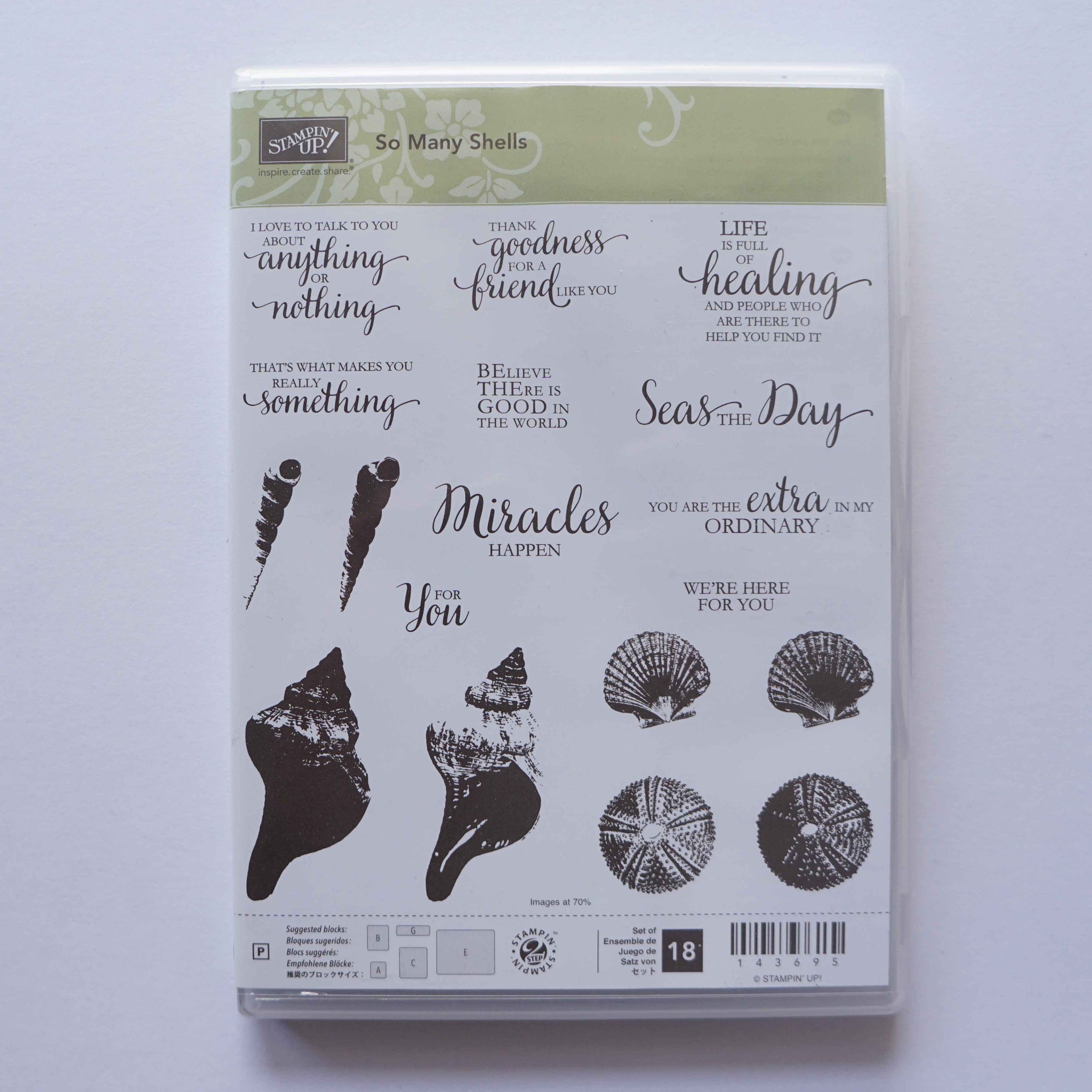 So Many Shells | Retired Photopolymer Stamp Set
