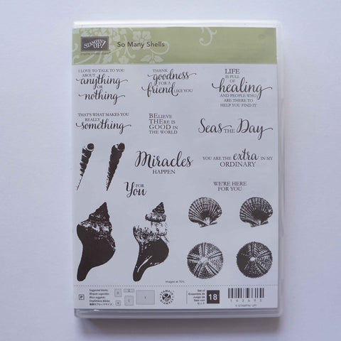 So Many Shells | Retired Photopolymer Stamp Set