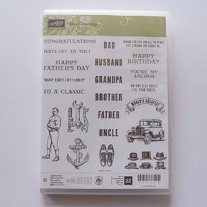 Guy Greetings | Retired Photopolymer Stamp Set
