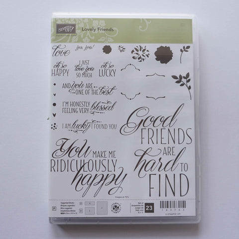 Lovely Friends | Retired Photopolymer Stamp Set