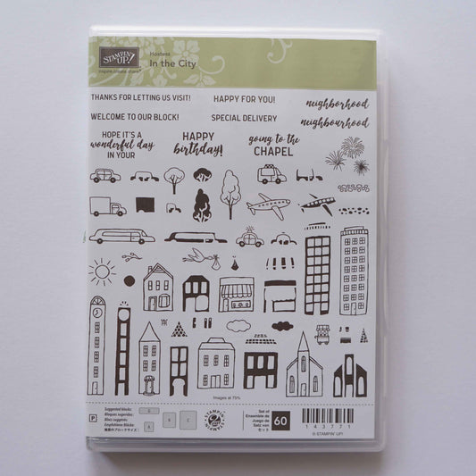 In The City | Retired Photopolymer Stamp Set | Host Stamp Set