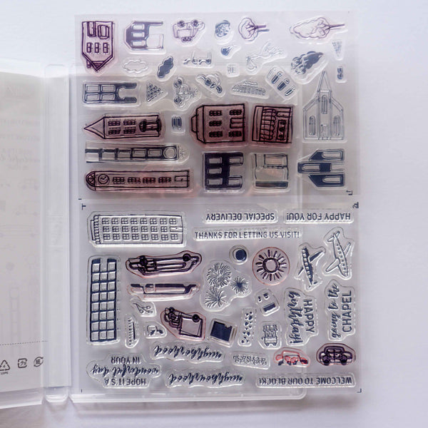 In The City | Retired Photopolymer Stamp Set | Host Stamp Set