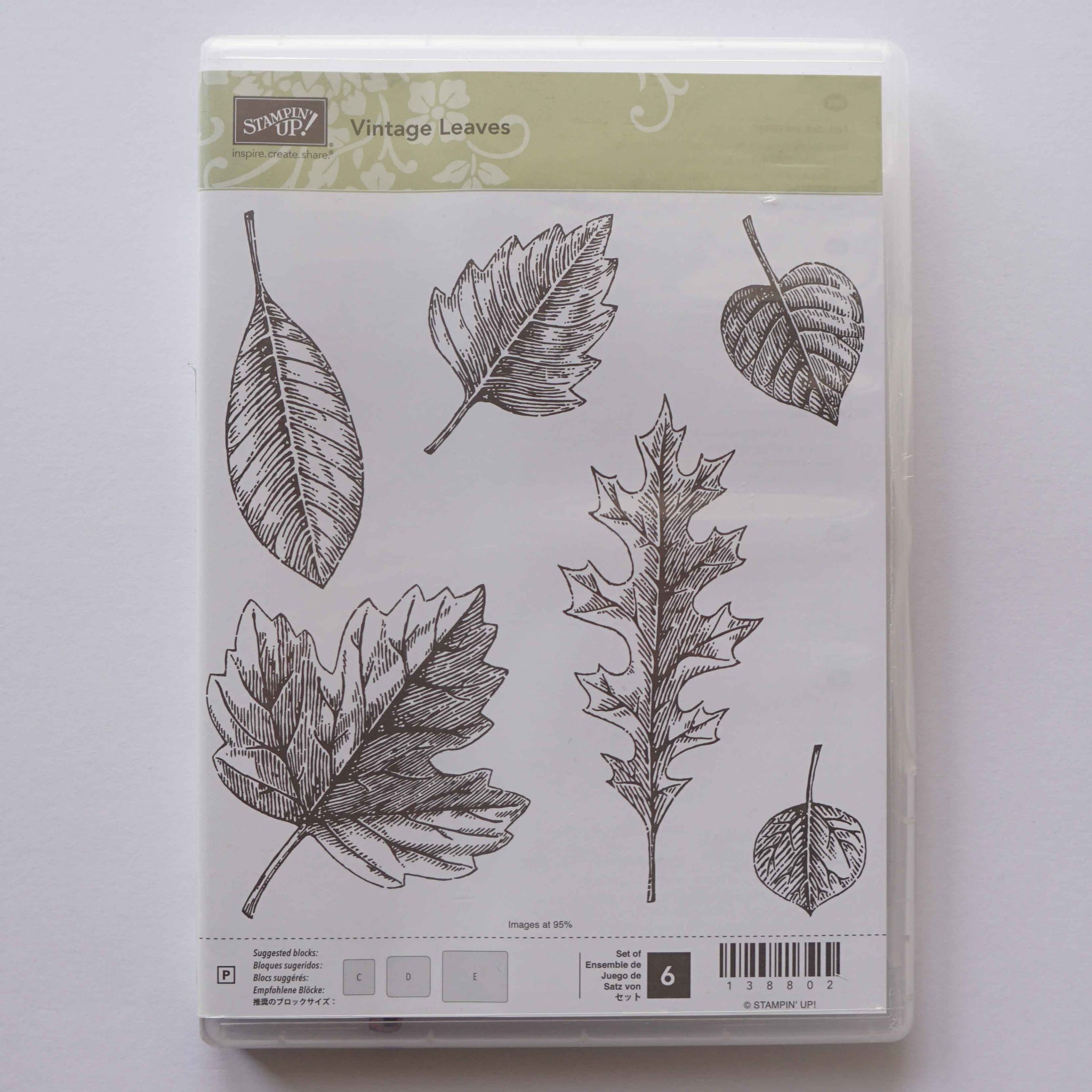 Vintage Leaves | Retired Photopolymer StampSet | Stampin' Up!