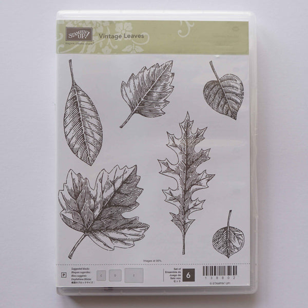 Vintage Leaves | Retired Photopolymer StampSet | Stampin' Up!