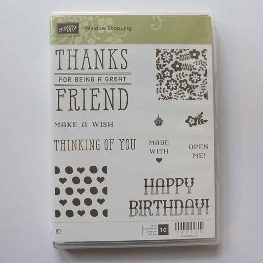 Window Shopping | Retired Clear Mount Stamp Set
