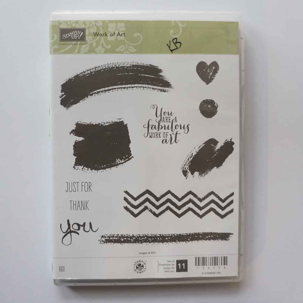 Work of Art | Retired Clear Mount Stamp Set