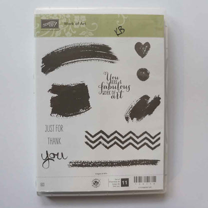 Work of Art | Retired Clear Mount Stamp Set