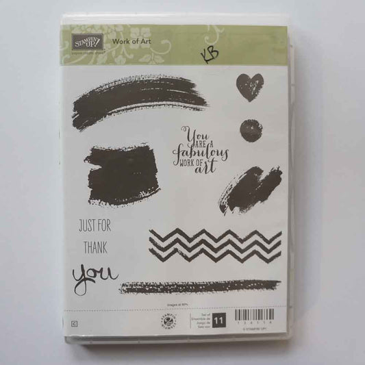 Work of Art | Retired Clear Mount Stamp Set