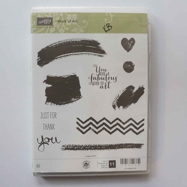 Work of Art | Retired Clear Mount Stamp Set