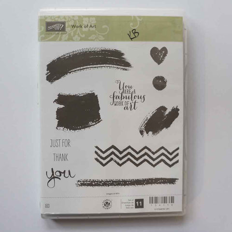 Work of Art | Retired Clear Mount Stamp Set