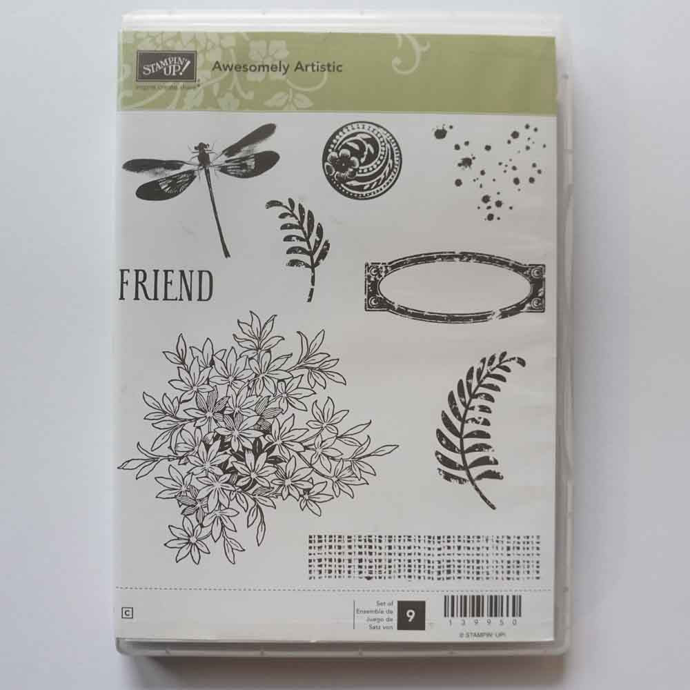 Awesomely Artistic | Retired Clear Mount Stamp Set