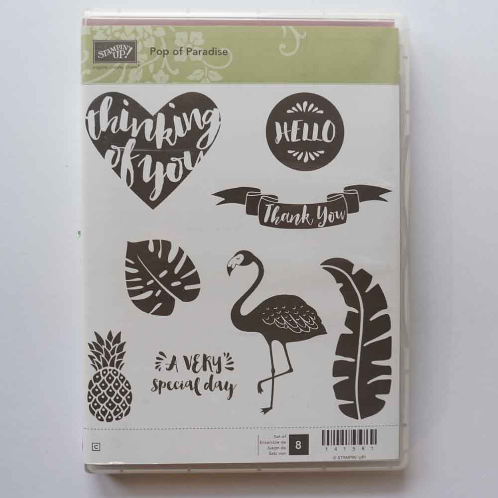 Pop of Paradise | Retired Clear Mount Stamp Set