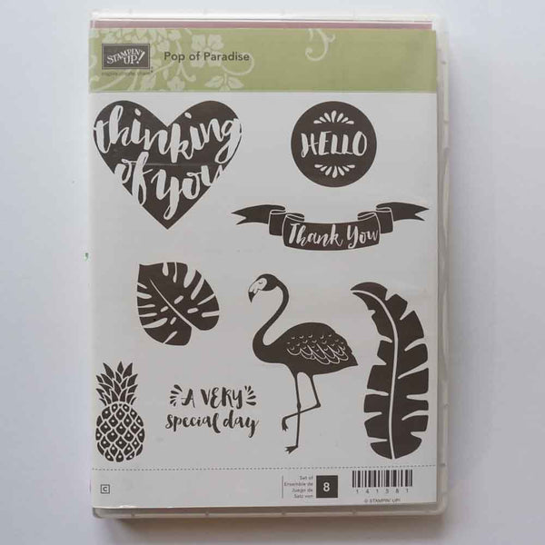 Pop of Paradise | Retired Clear Mount Stamp Set