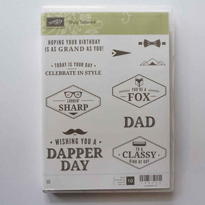 Truly Tailored | Retired Clear Mount Stamp Set