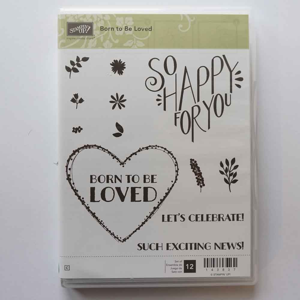 Born to be Loved | Retired Clear Mount Stamp Set