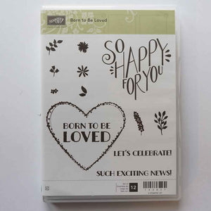 Born to be Loved | Retired Clear Mount Stamp Set