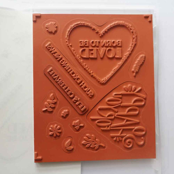 Born to be Loved | Retired Clear Mount Stamp Set