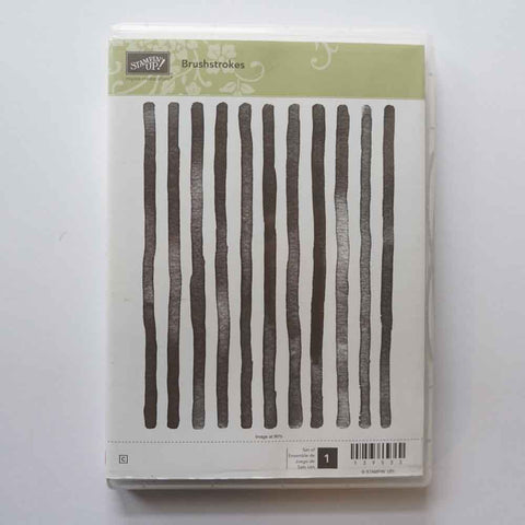 Brushstrokes | Retired Clear Mount StampSet | Stampin' Up!