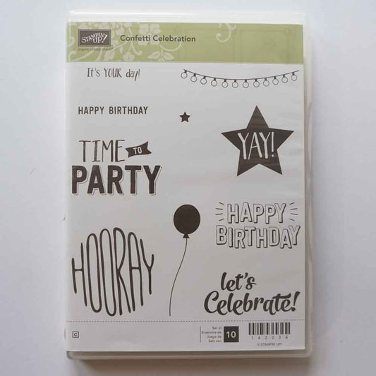 Confetti Celebration | Retired Clear Mount Stamp Set