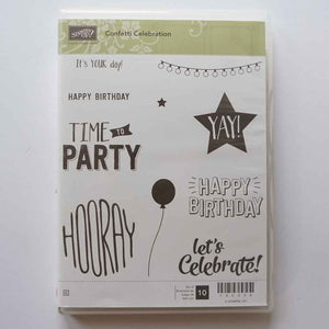 Confetti Celebration | Retired Clear Mount Stamp Set