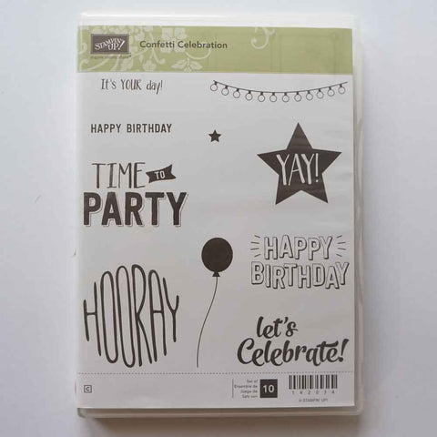 Confetti Celebration | Retired Clear Mount Stamp Set
