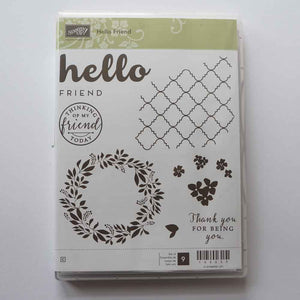 Hello Friend | Retired Clear Mount Stamp Set