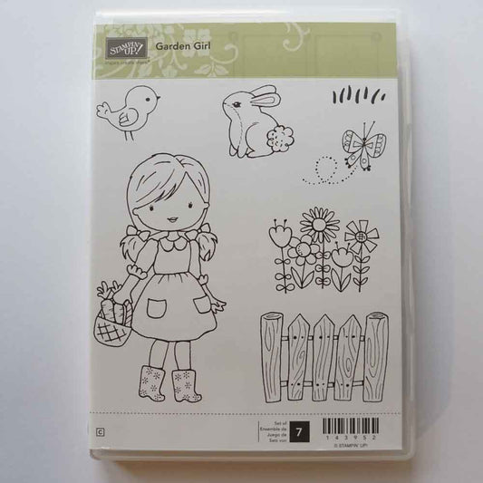 Garden Girl | Retired Clear Mount Stamp Set