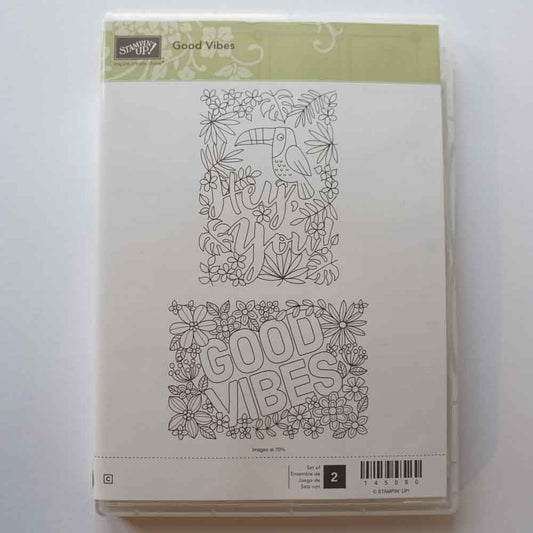 Good Vibes | Retired Clear Mount Stamp Set