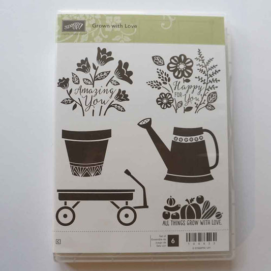 Grown With Love | Retired Clear Mount Stamp Set