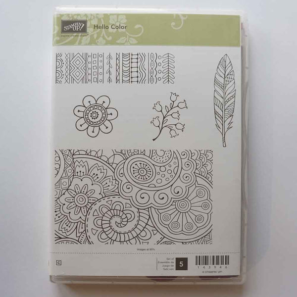Hello Colour | Retired Clear Mount Stamp Set