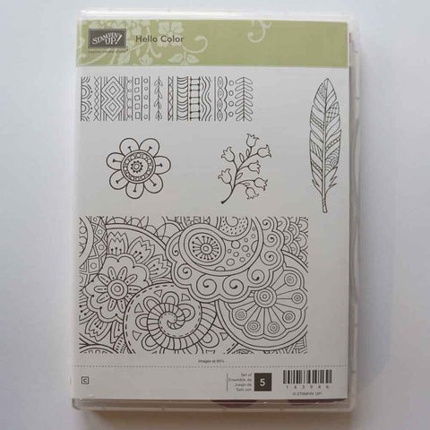 Hello Colour | Retired Clear Mount Stamp Set
