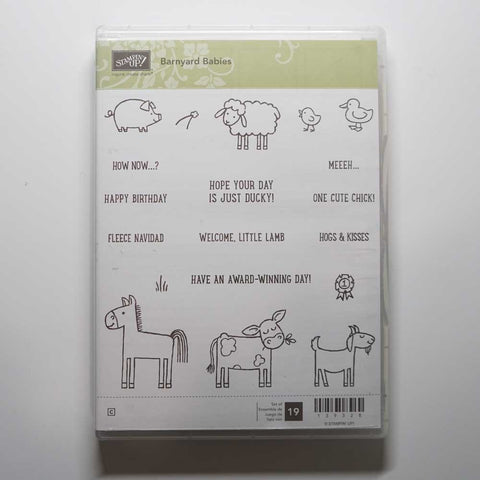 Barnyard Babies | Retired Clear Mount Stamp Set