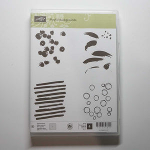 Playful Backgrounds | Retired Photopolymer Stamp Set