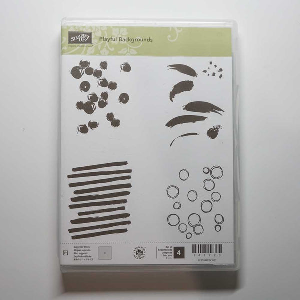 Playful Backgrounds | Retired Photopolymer Stamp Set