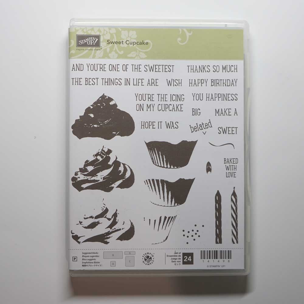 Sweet Cupcake | Retired Photopolymer Stamp Set | BRAND NEW