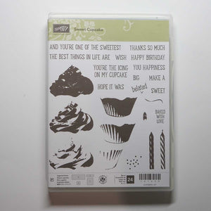 Sweet Cupcake | Retired Photopolymer Stamp Set | BRAND NEW