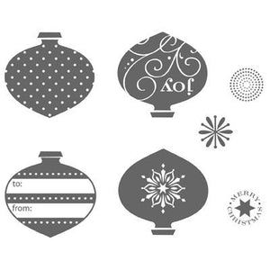 Delightful Decorations | Retired Wood Mount Stamp Set | Stampin' Up!