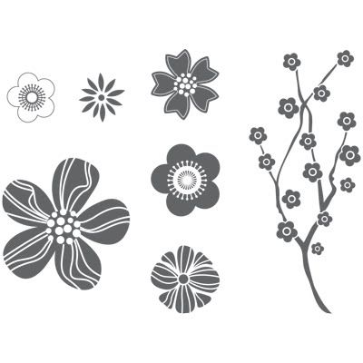 Eastern Blooms | Retired Wood Mount Stamp Set | Stampin' Up!