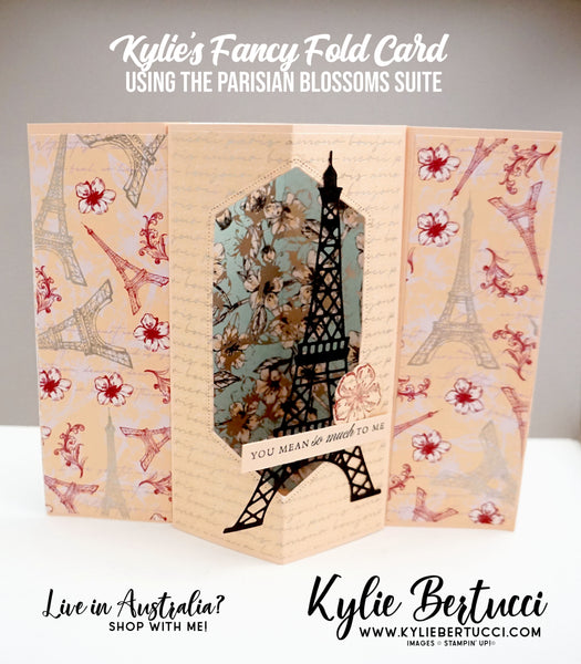 Kylie's Fancy Fold Tutorial - Pop up card