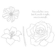 Fifth Avenue Floral | Retired Wood Mount Stamp Set | Stampin' Up!