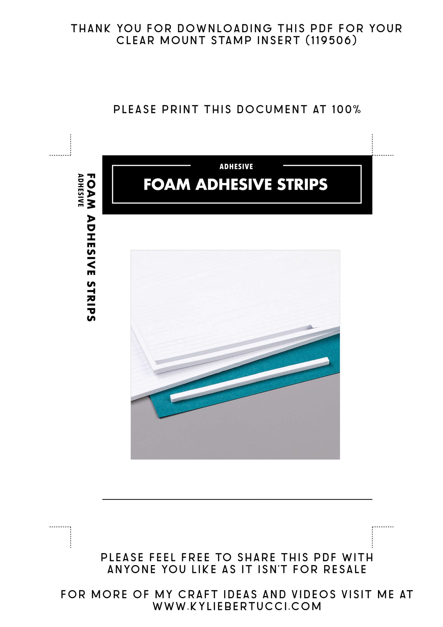 Kylie's #loveitchopit and Storage Clear Insert PDFs (Instant Download)